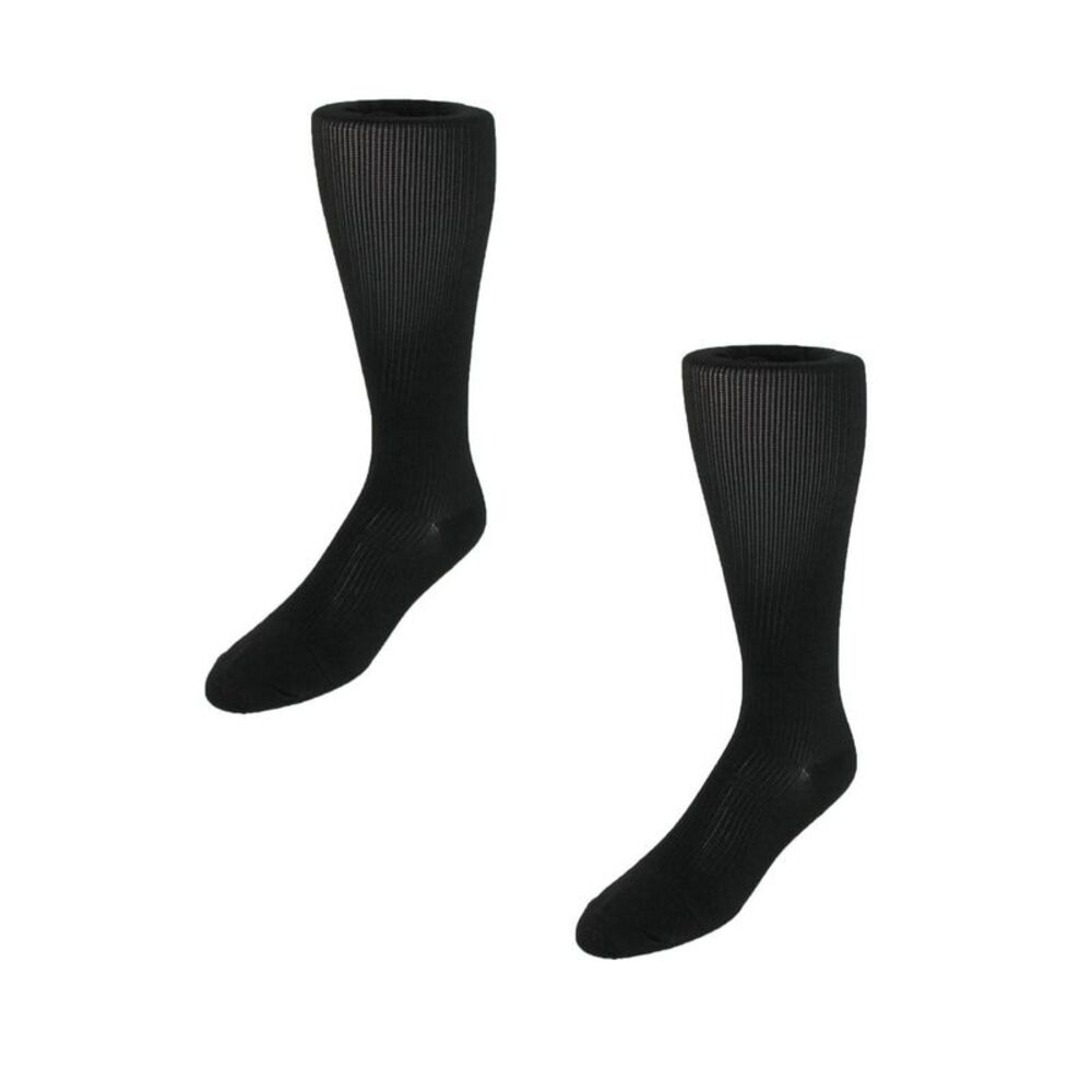 Jefferies Socks Support Over the Calf Compression Dress Socks (Pack of 2)